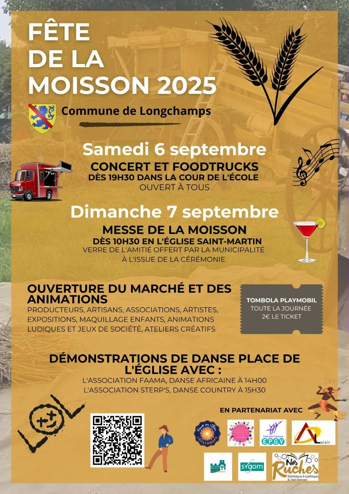 Fête de la moisson Longchamps 06.07 09 25