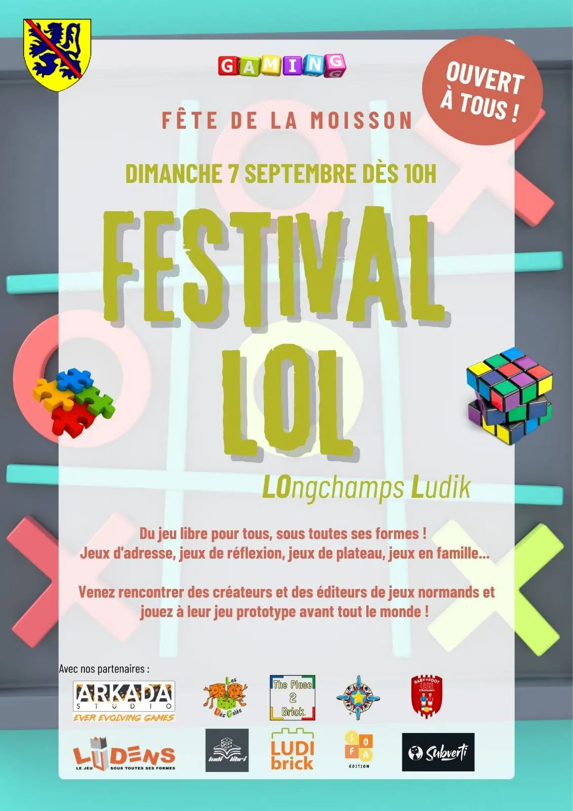 Fête de la moisson festival lol Longchamps 07 09 25