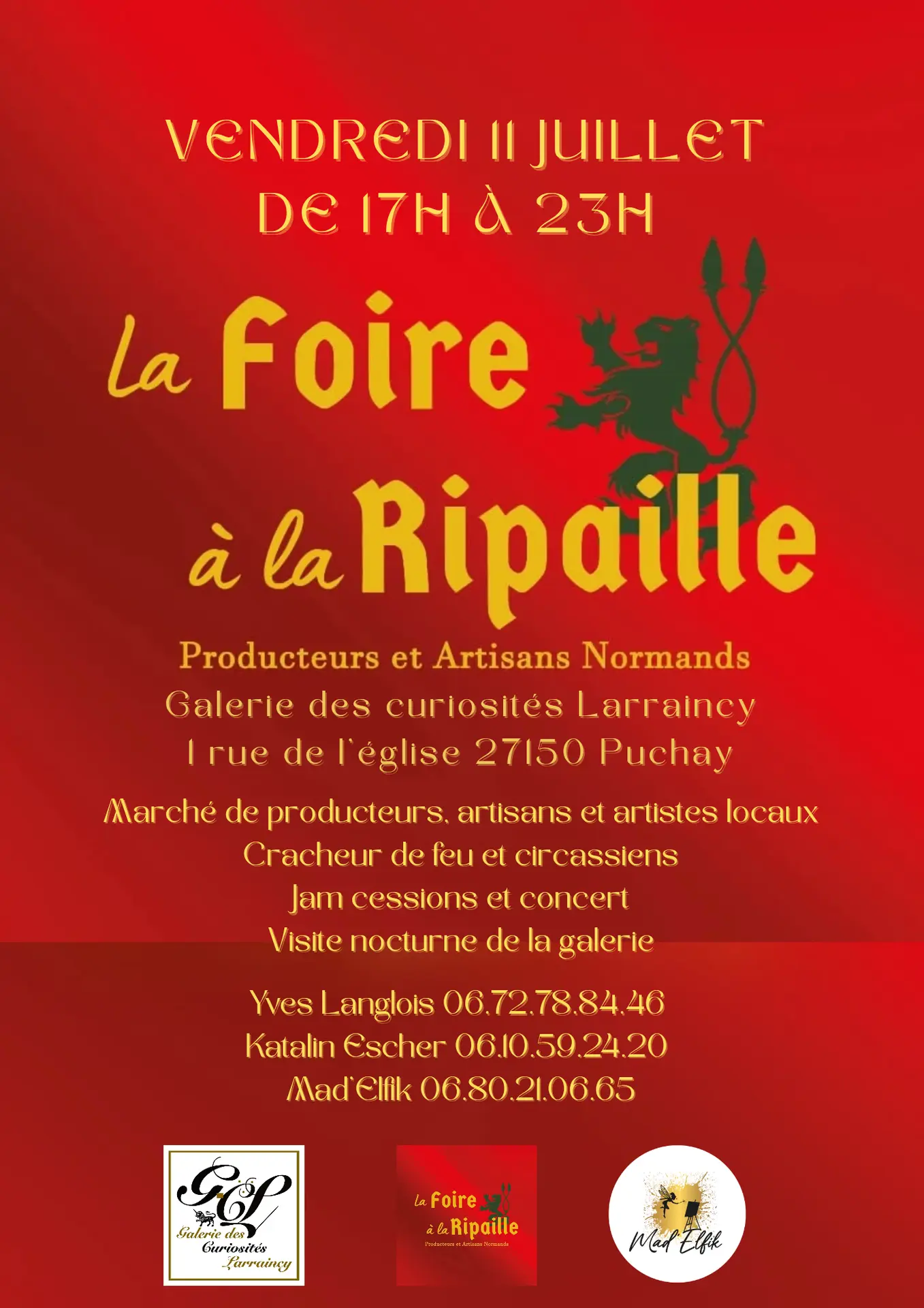 Foire à la ripaille Puchay 11 07 25