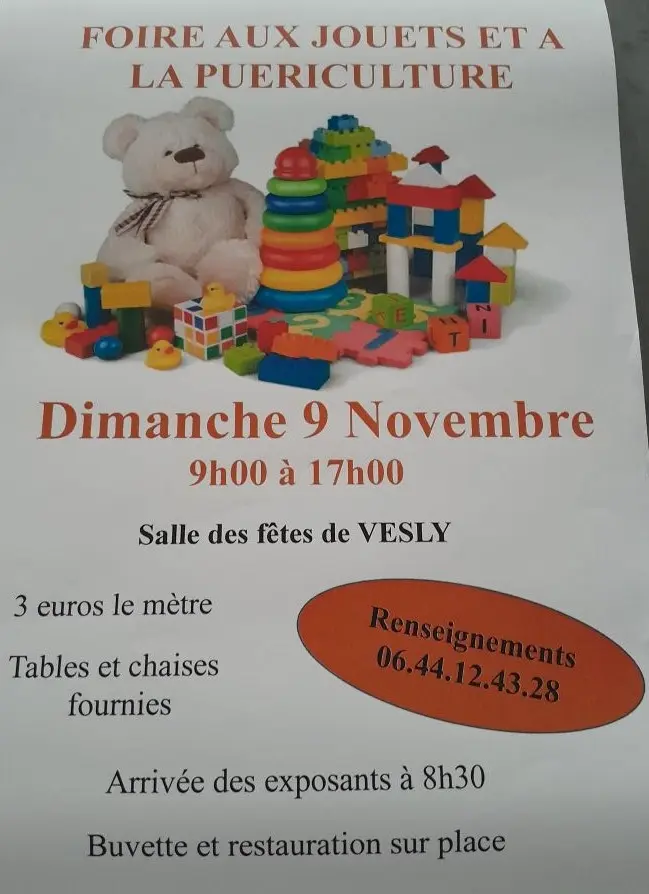 Foire aux jouets Vesly 09 11 25
