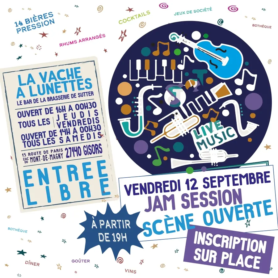 Jam session La-Vache-à-Lunettes 12 09 25