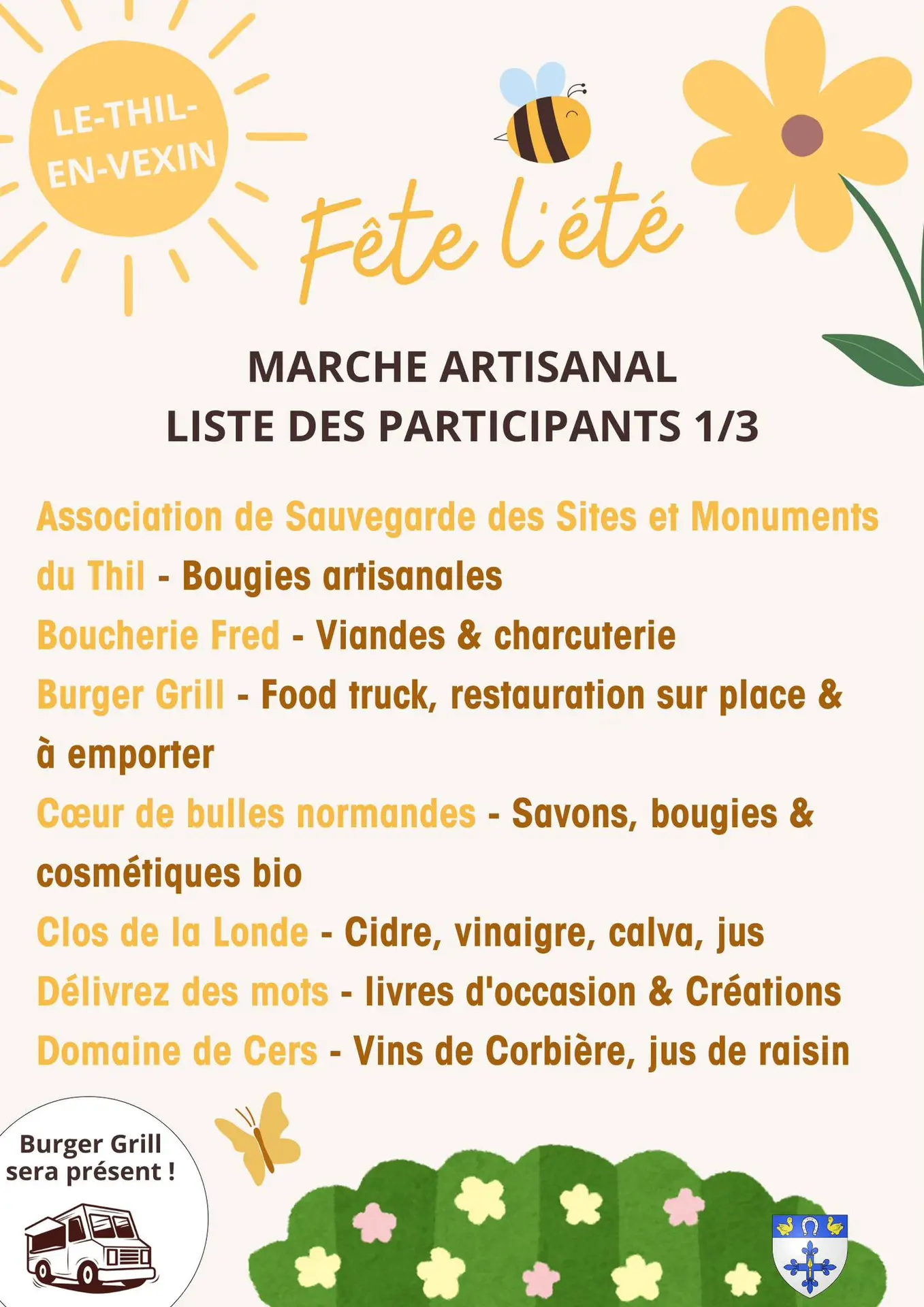 Le Thil en Vexin fête l'été programme 1 29 06 25