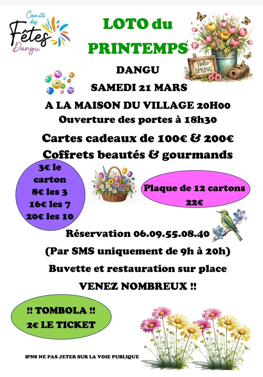 Loto du printemps Dangu 21 03 26