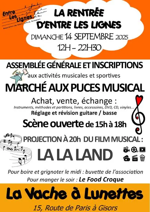 Marché aux puces et cinéma Gisors 14 09 25
