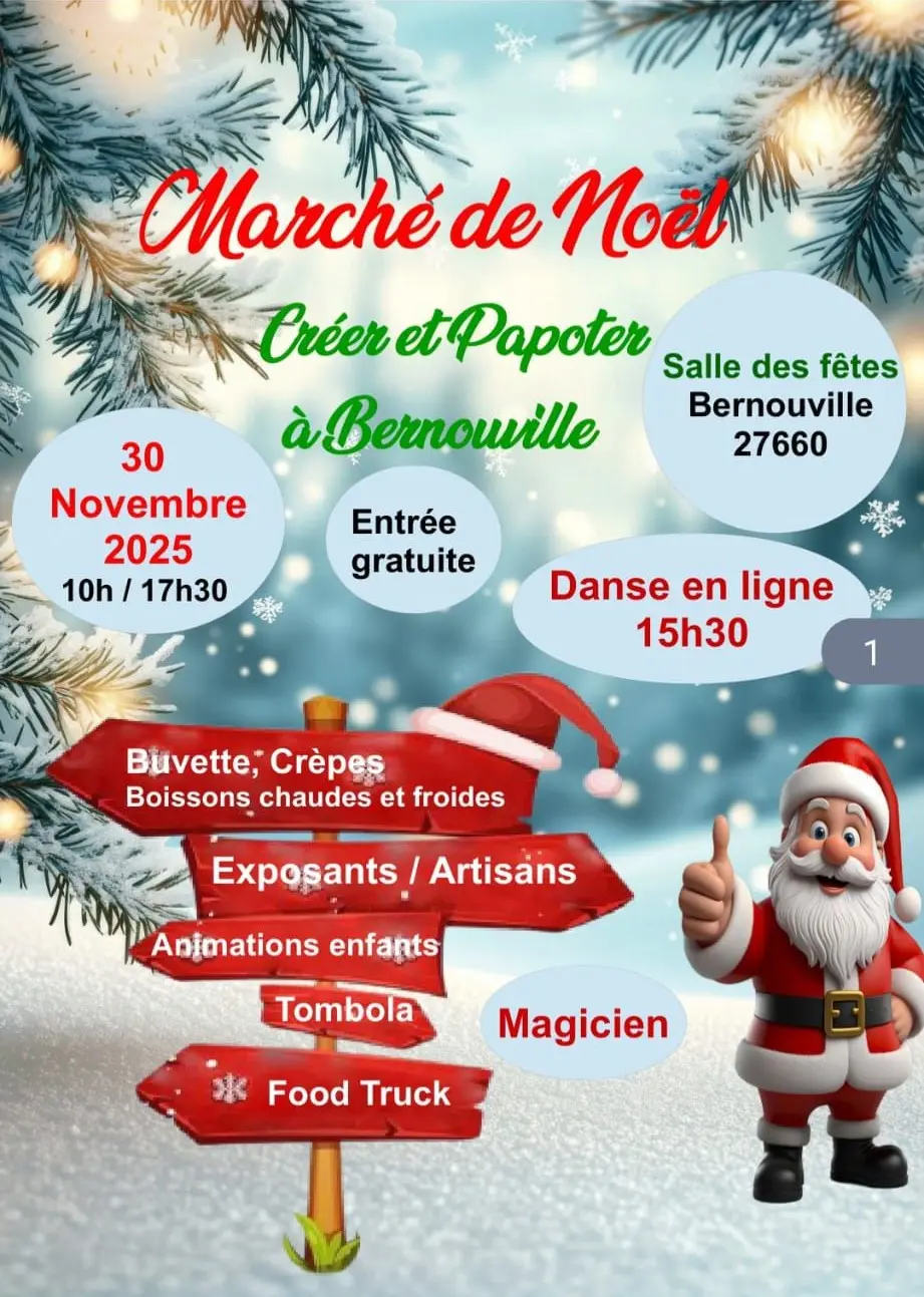 Marché de Noël Bernouville 30 11 25