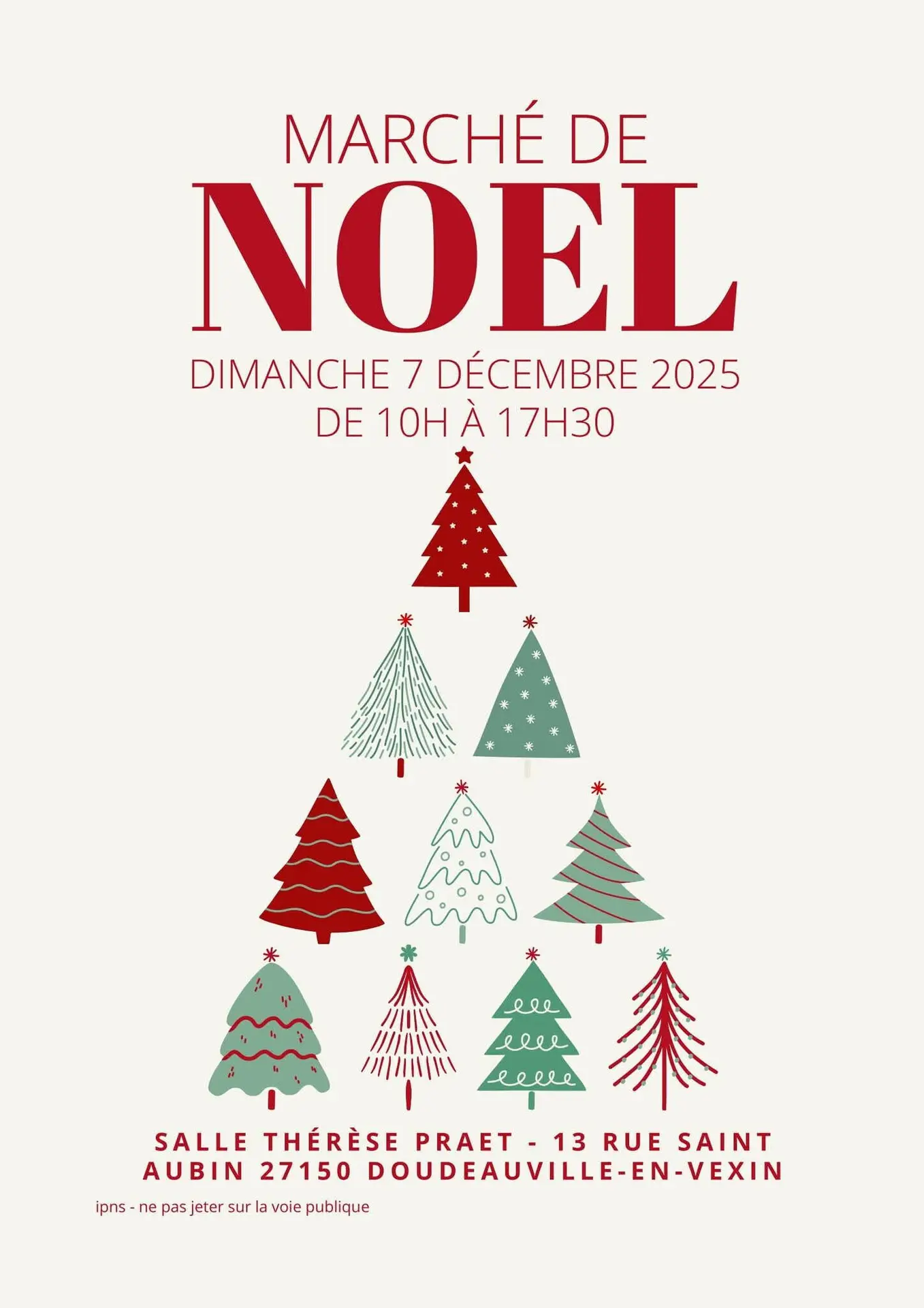 Marché de Noël Doudeauville en Vexin 07 12 25