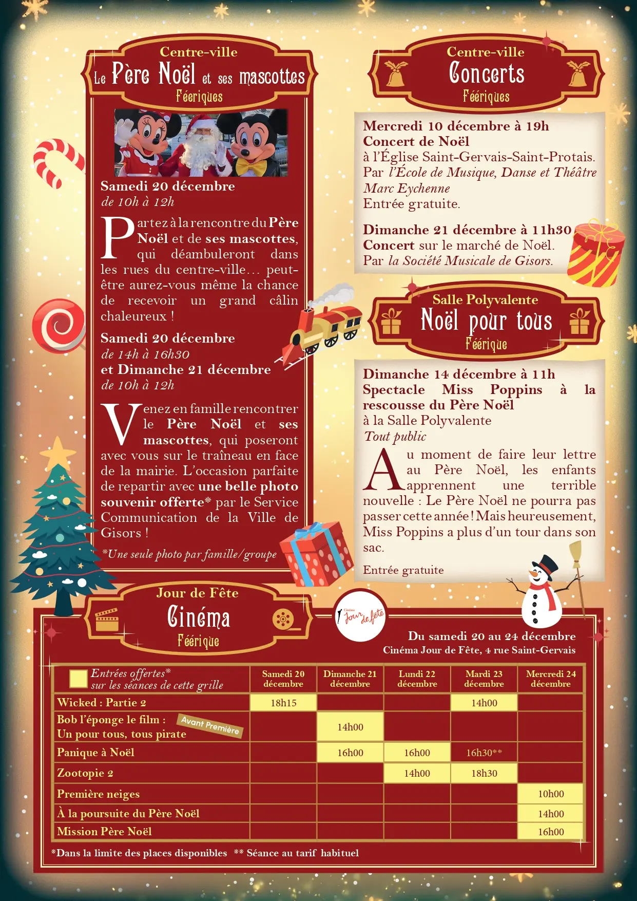 Marché de Noël Gisors 17.12 04.01 25.26 3