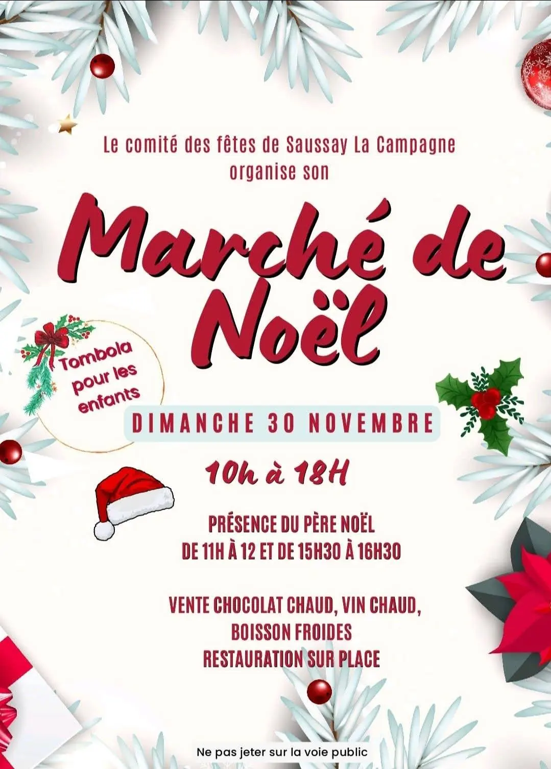 Marché de Noël Saussay-la-Campagne 30 11 25