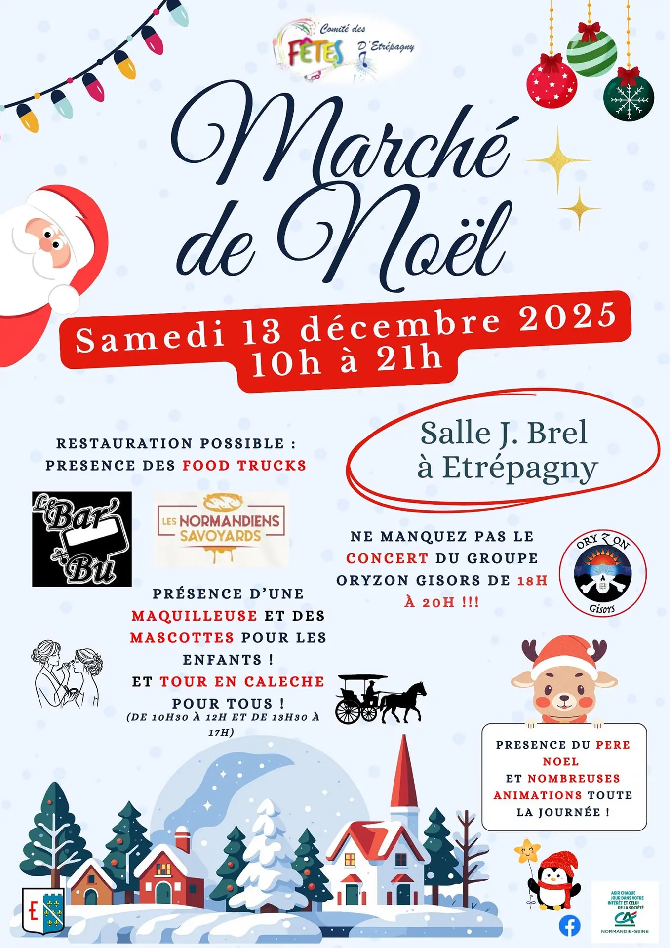 Marché de noël Étrépagny 13 12 25