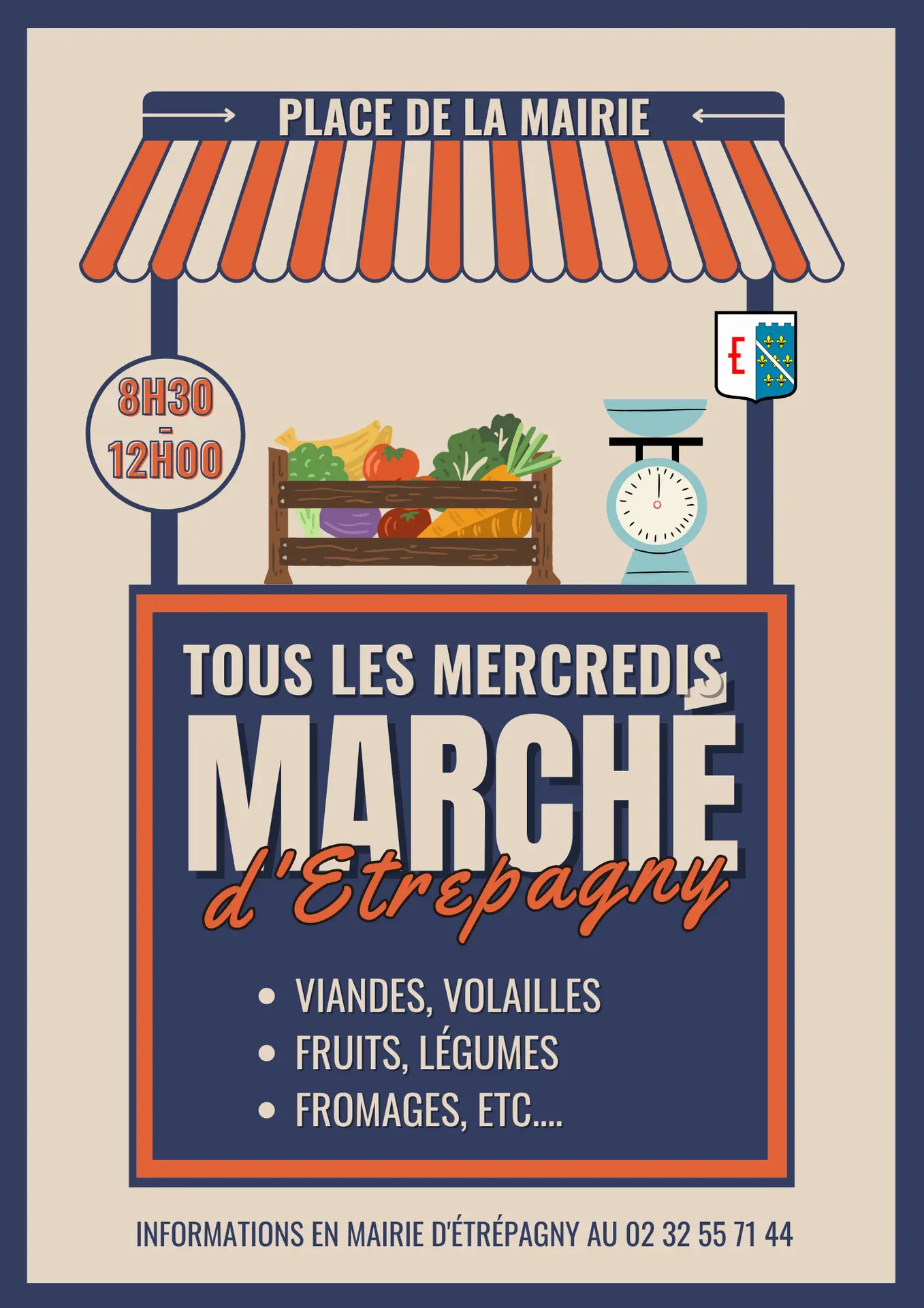 Marché hebdomadaire Étrépagny