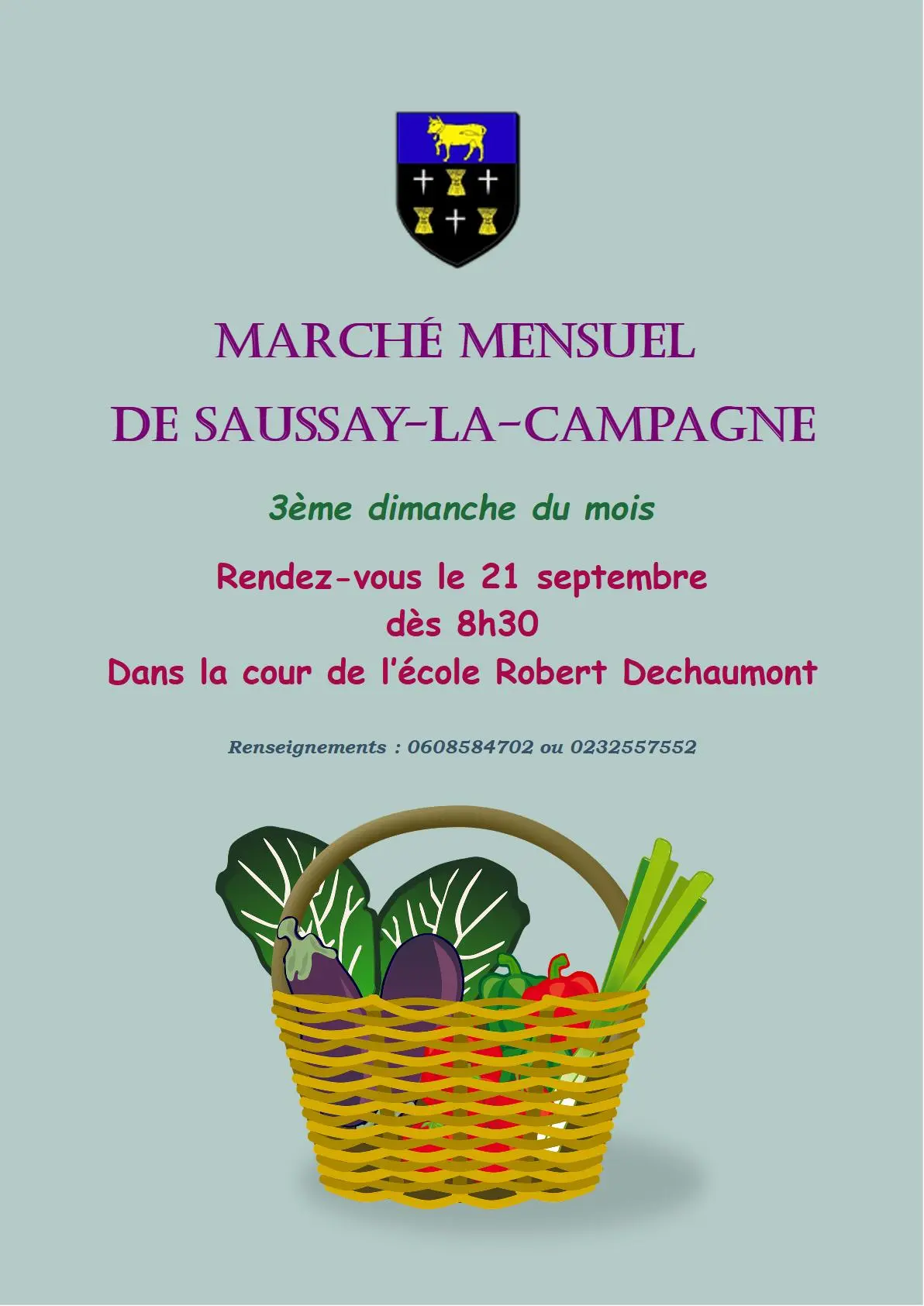 Marché saussay-la-Campagne 21 09 25