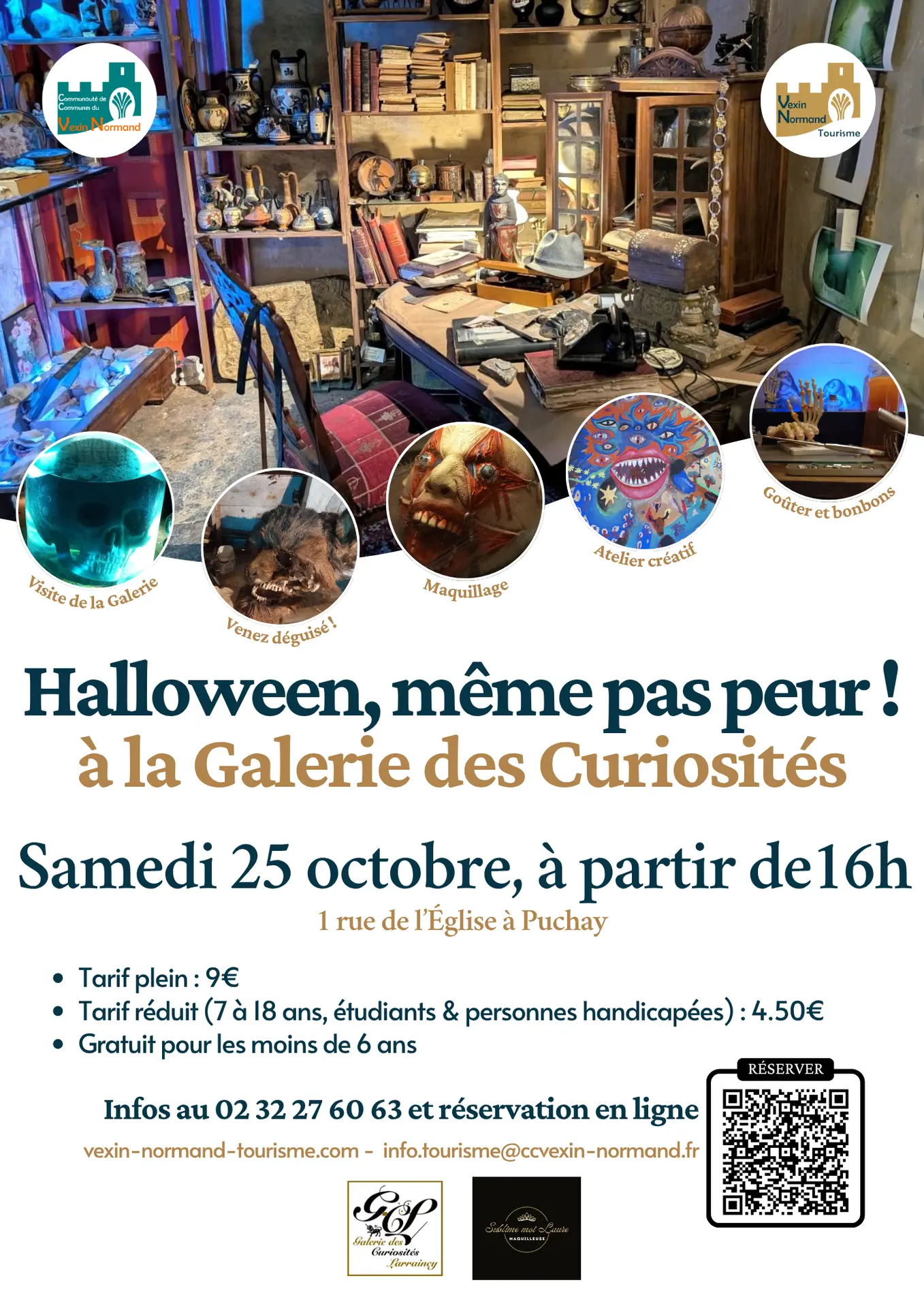 Halloween, même pas peur ! à la Galerie des Curiosités Larraincy Puchay 25 10 25