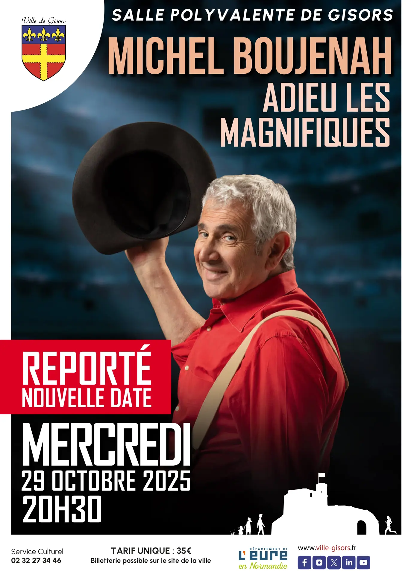 Michel BOUJENAH reporté