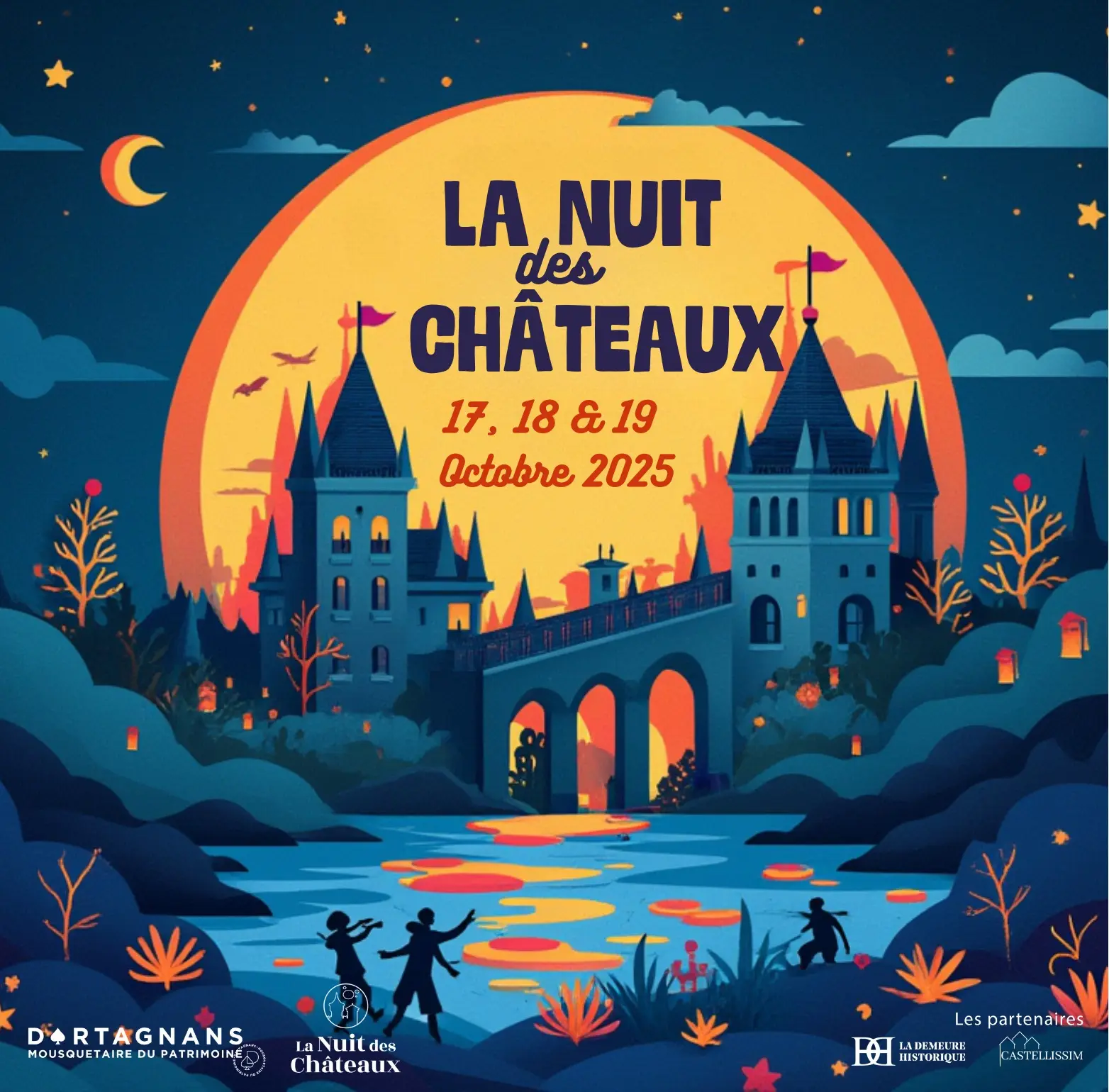 Nuit des château 2025 visuel