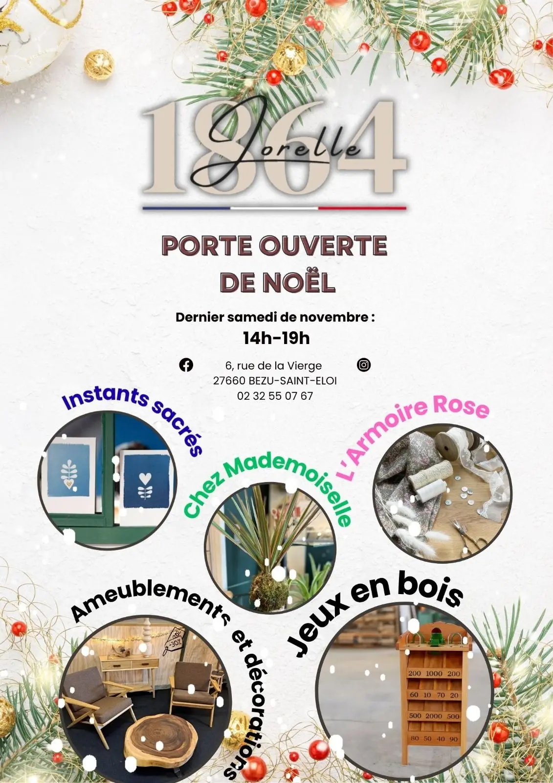 Portes ouvertes Jorelle 1864 29 11 25