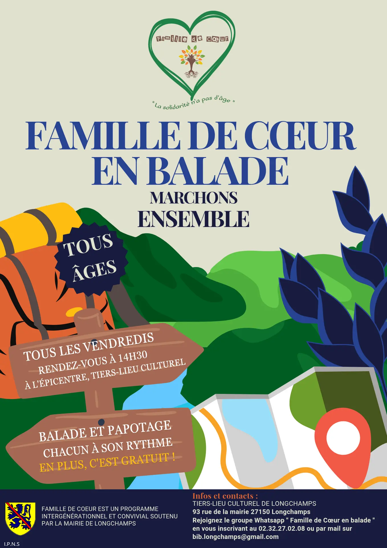 Randonnée Longchamps les mardis