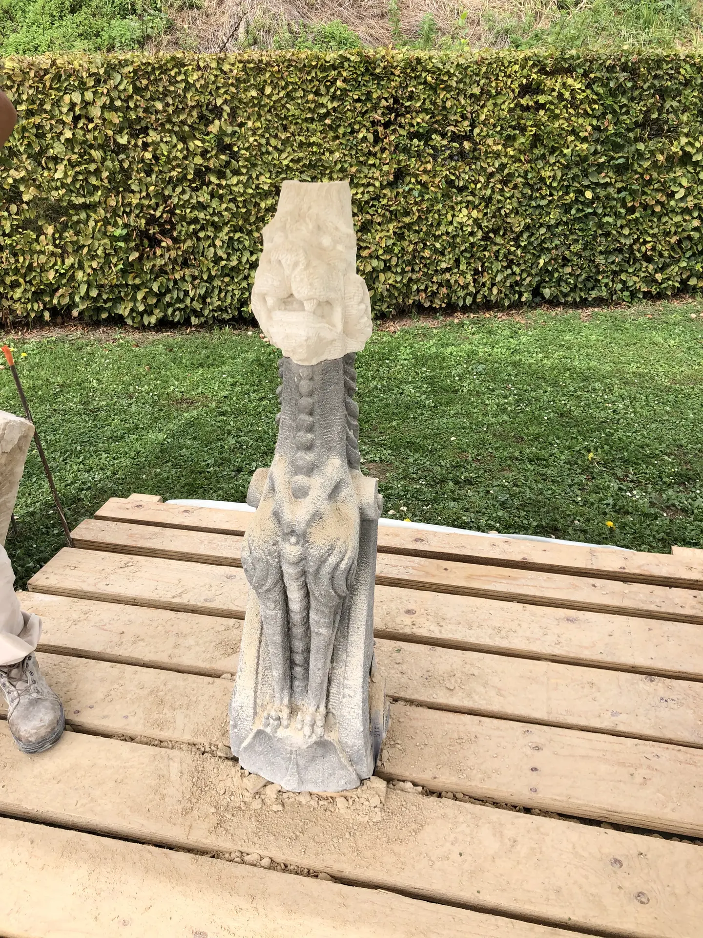 Sculpture sur pierre JEP