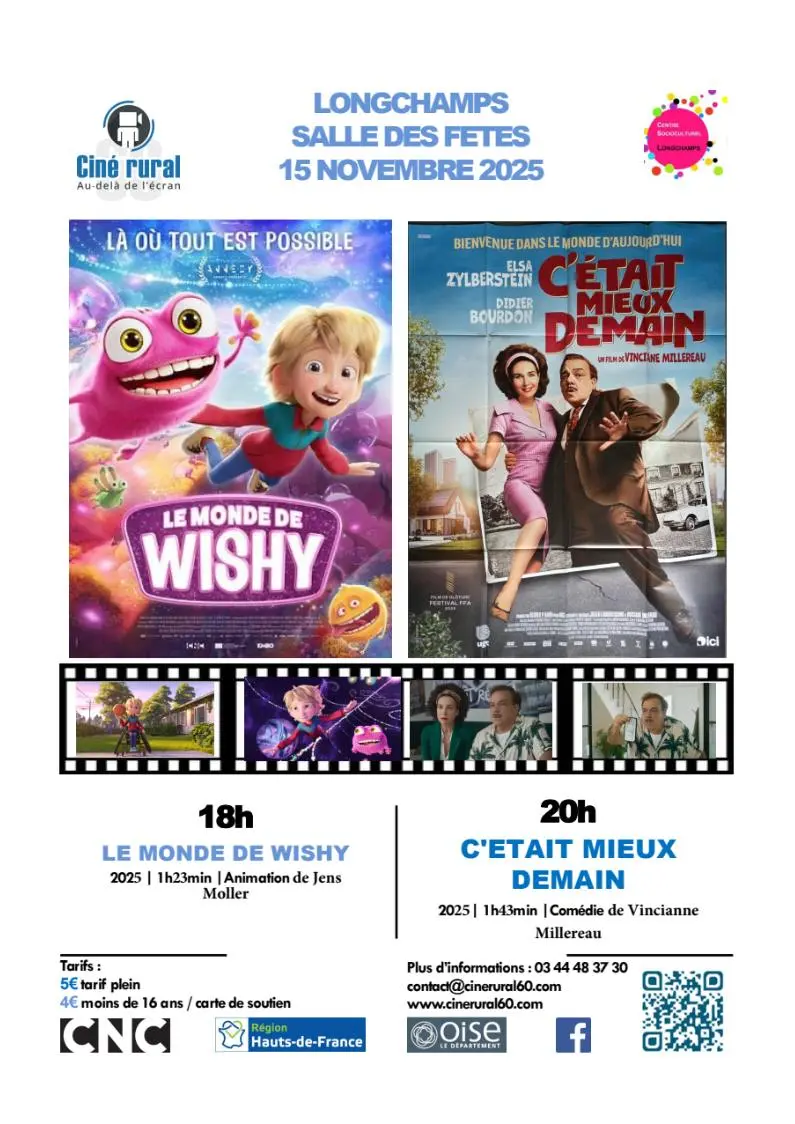 Séances de cinéma Longchamps 15 11 25