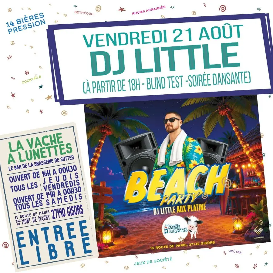 Soirée Blind test La Vache à Lunettes 21 08 26
