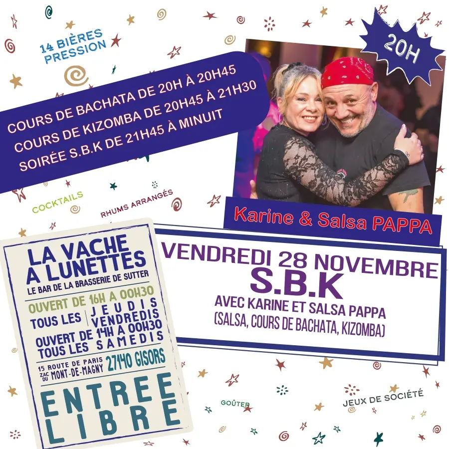 Soirée S.B.K La Vache à Lunettes 28 11 25