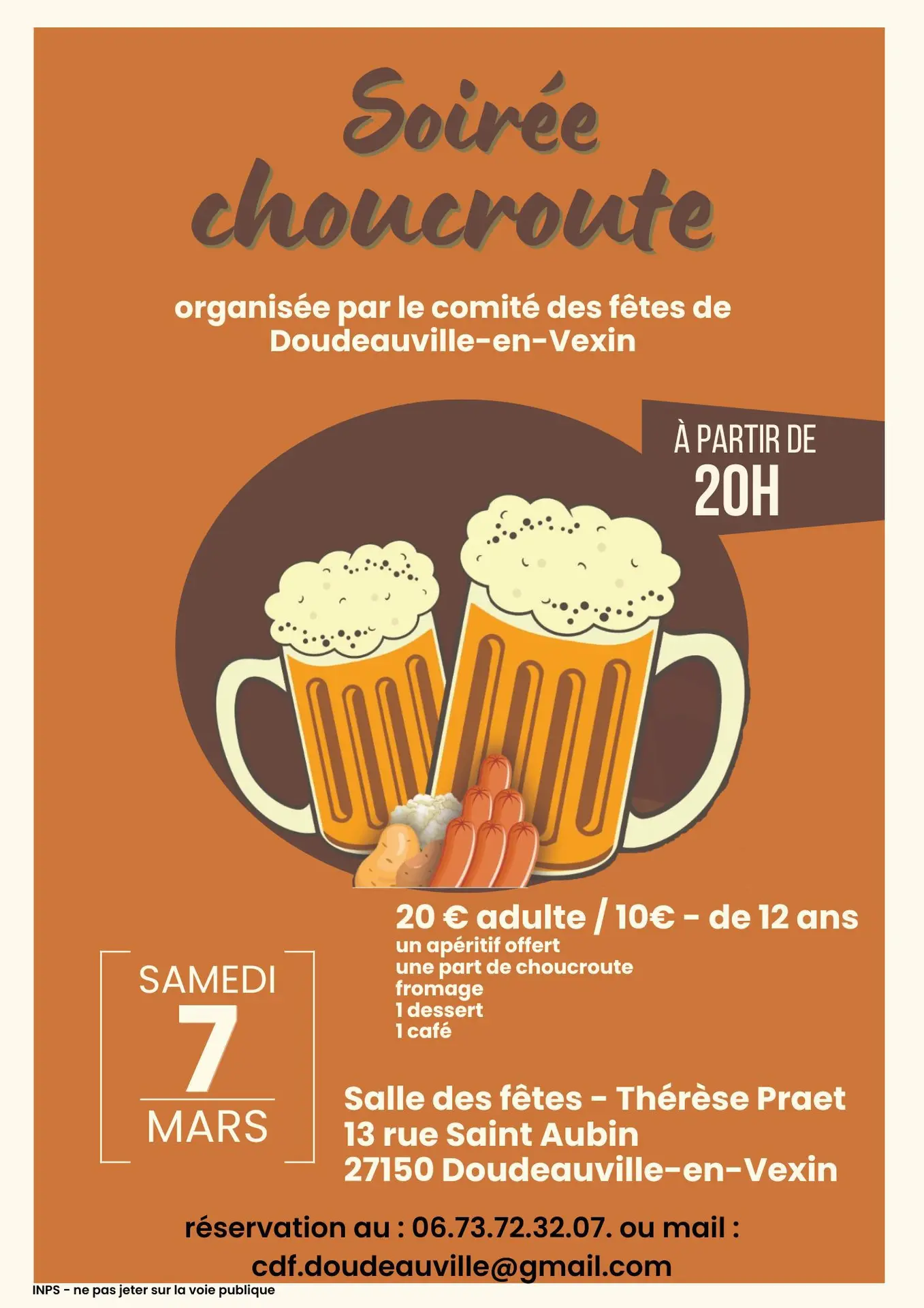 Soirée choucroute Doudeauville-en-Vexin 07 03 26