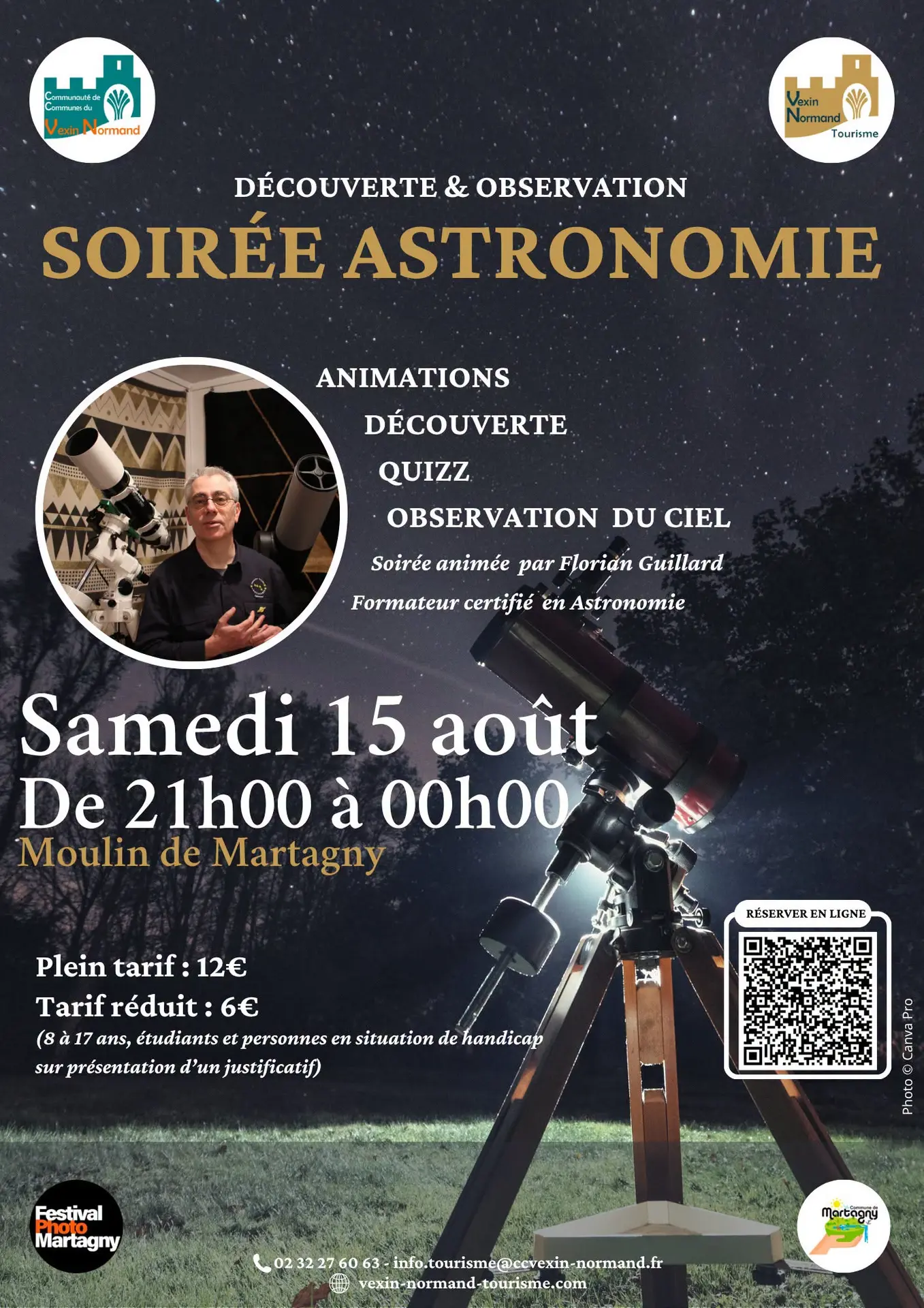 Soirée astronomie Martagny 15 08 26