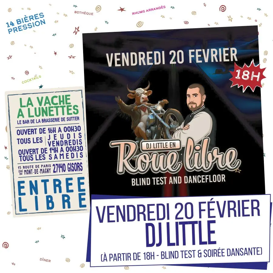 Soirée blind test La Vache à Lunettes 20 02 26