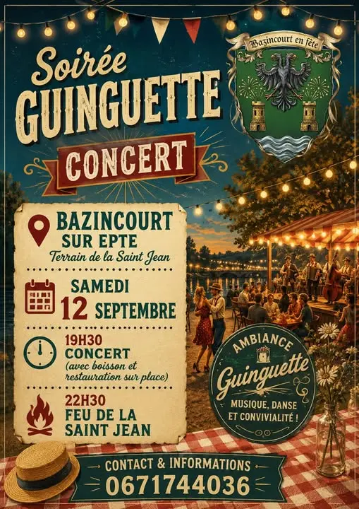 Soirée guinguette Bazincourt-sur-Epte 12 09 26