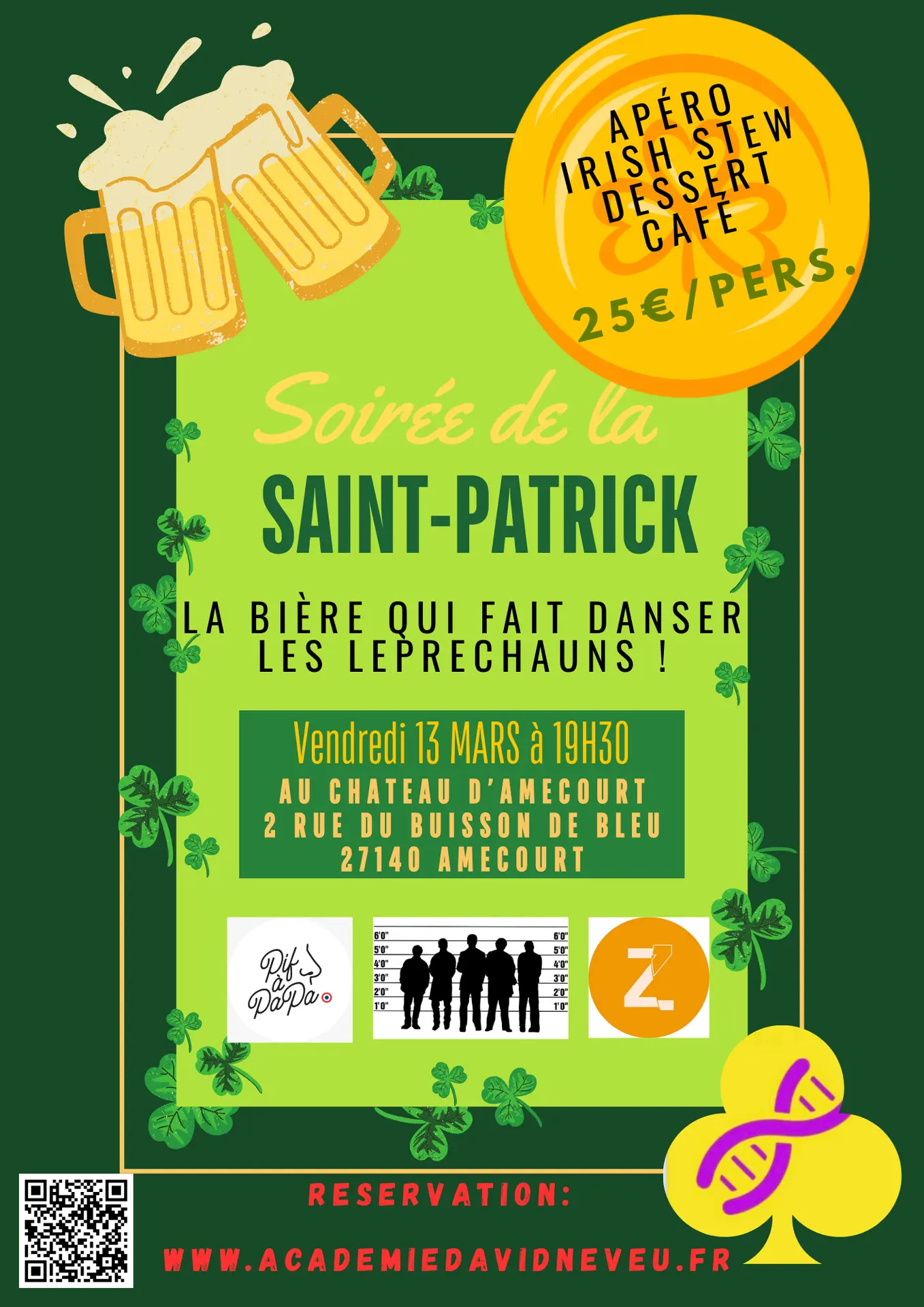 Soirée de la Saint Patrick Amécourt