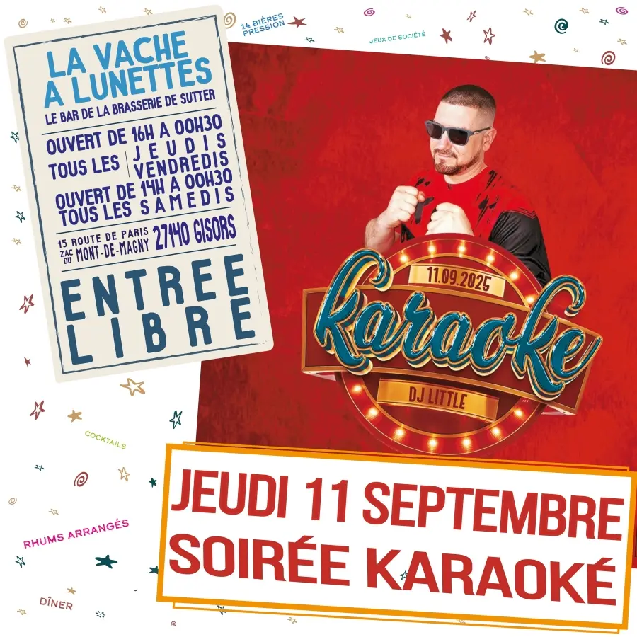 Soirée karaoké La-Vache-à-Lunettes 11 09 25