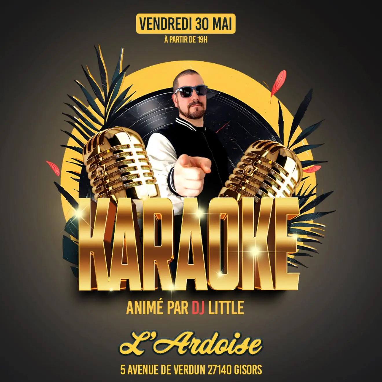 Soirée karaoké l'Ardoise Gisors 30 05 25
