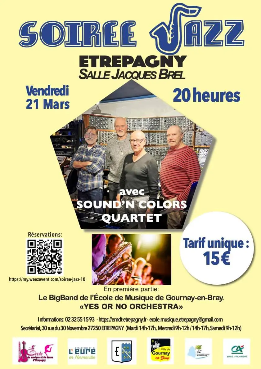 Soirée jazz Étrépagny 21 03 25
