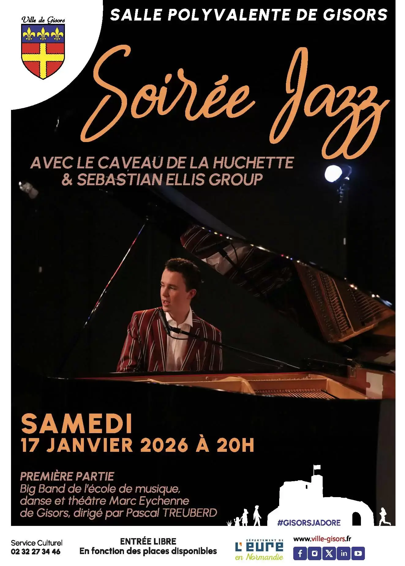 Soirée jazz Gisors 17 01 26