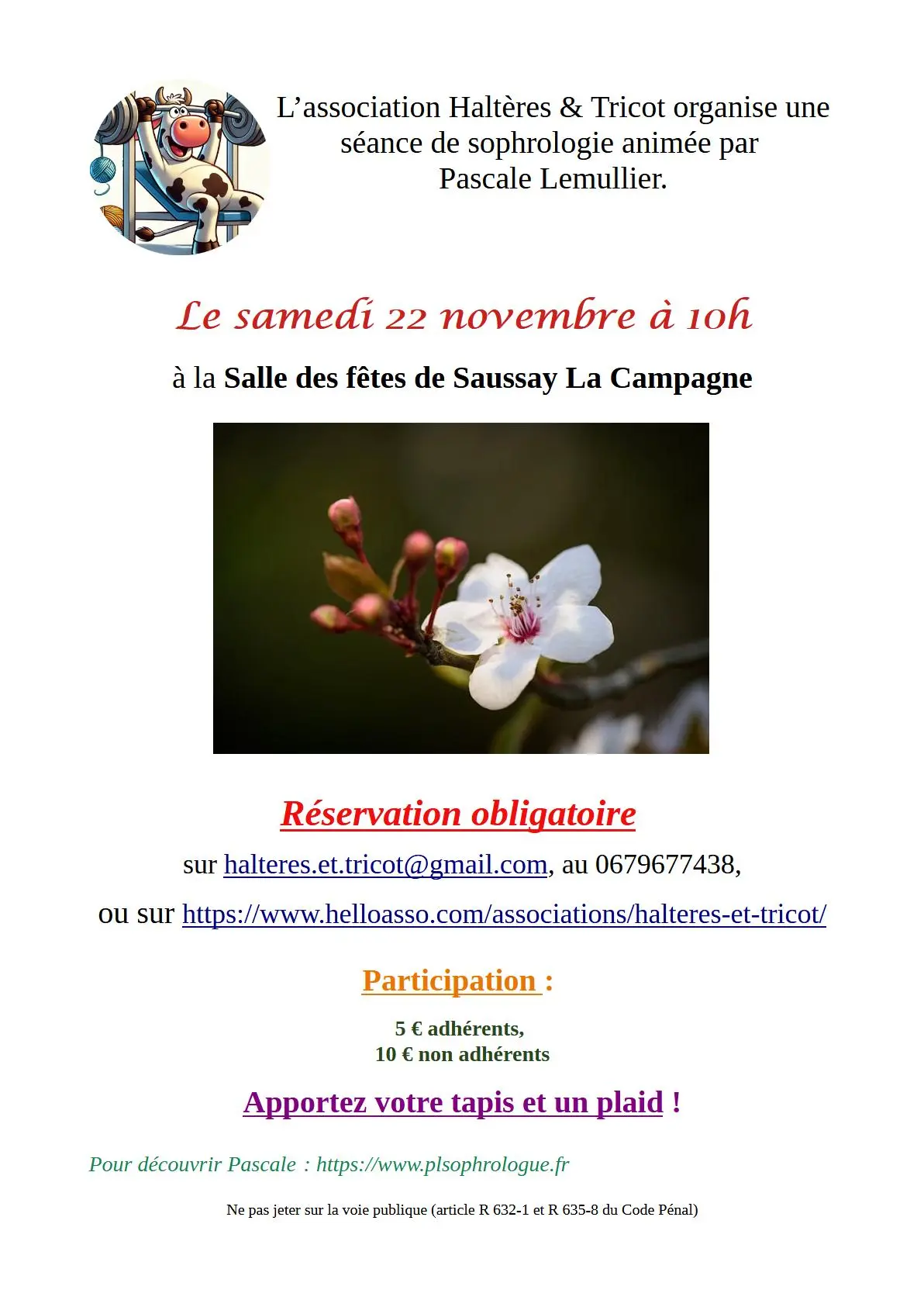 Sophrologie Saussay-la-Campagne 22 11 25