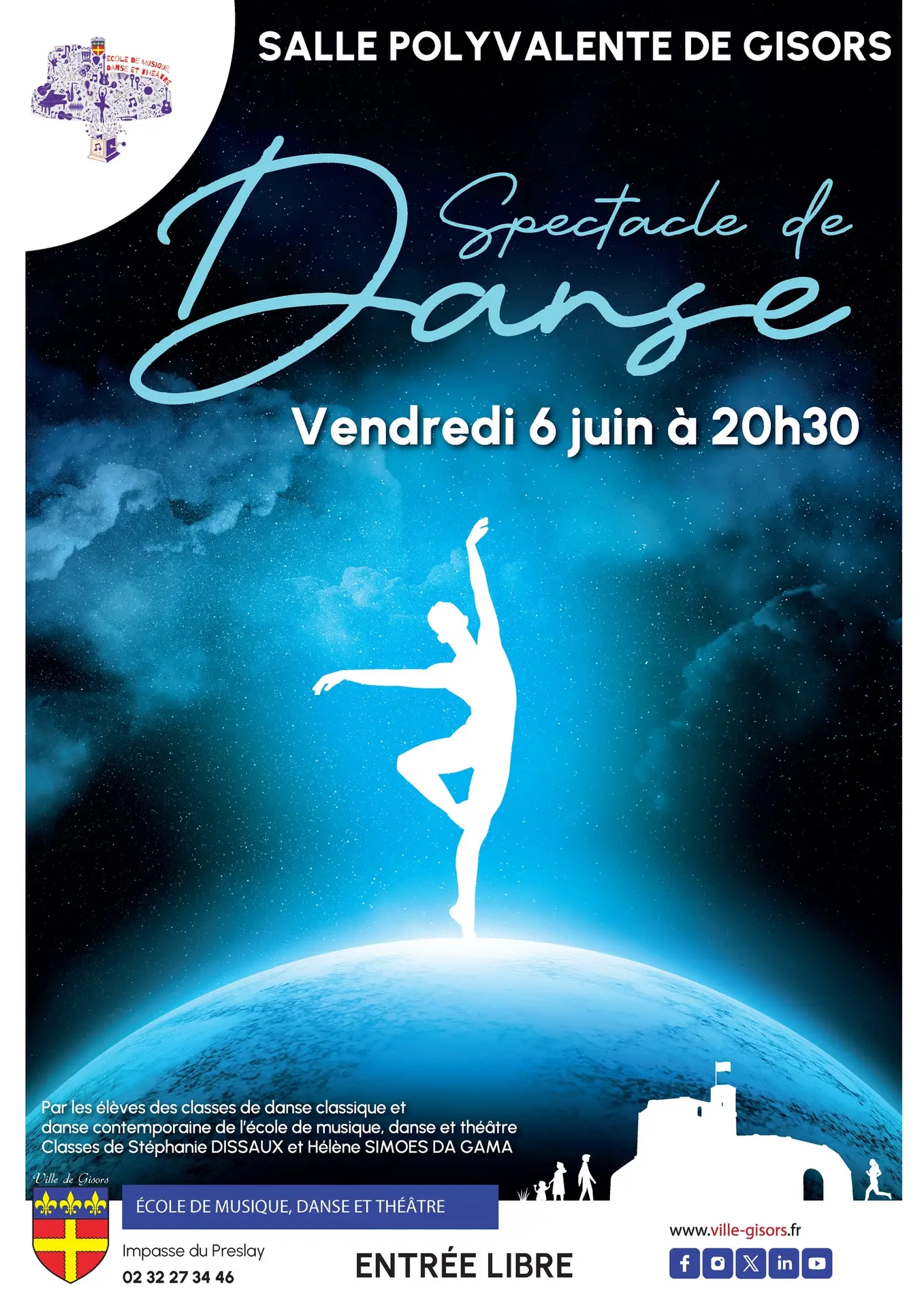 Spectacle de danse Gisors 06 06 25