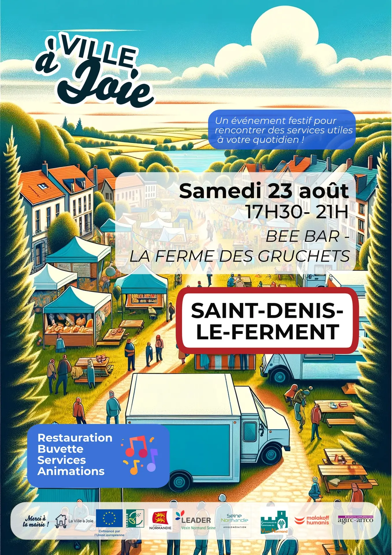 Ville à Joie Saint-Denis-le-Ferment 23 08 25