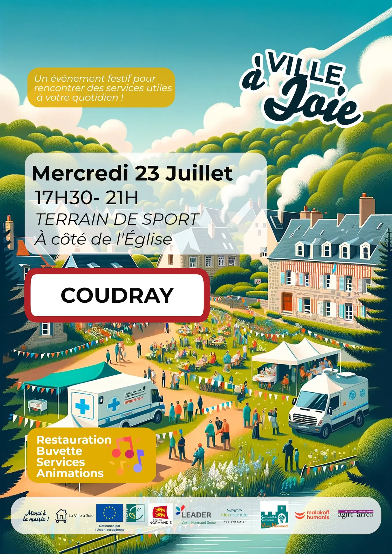 Ville à joie Coudray 25 07 25