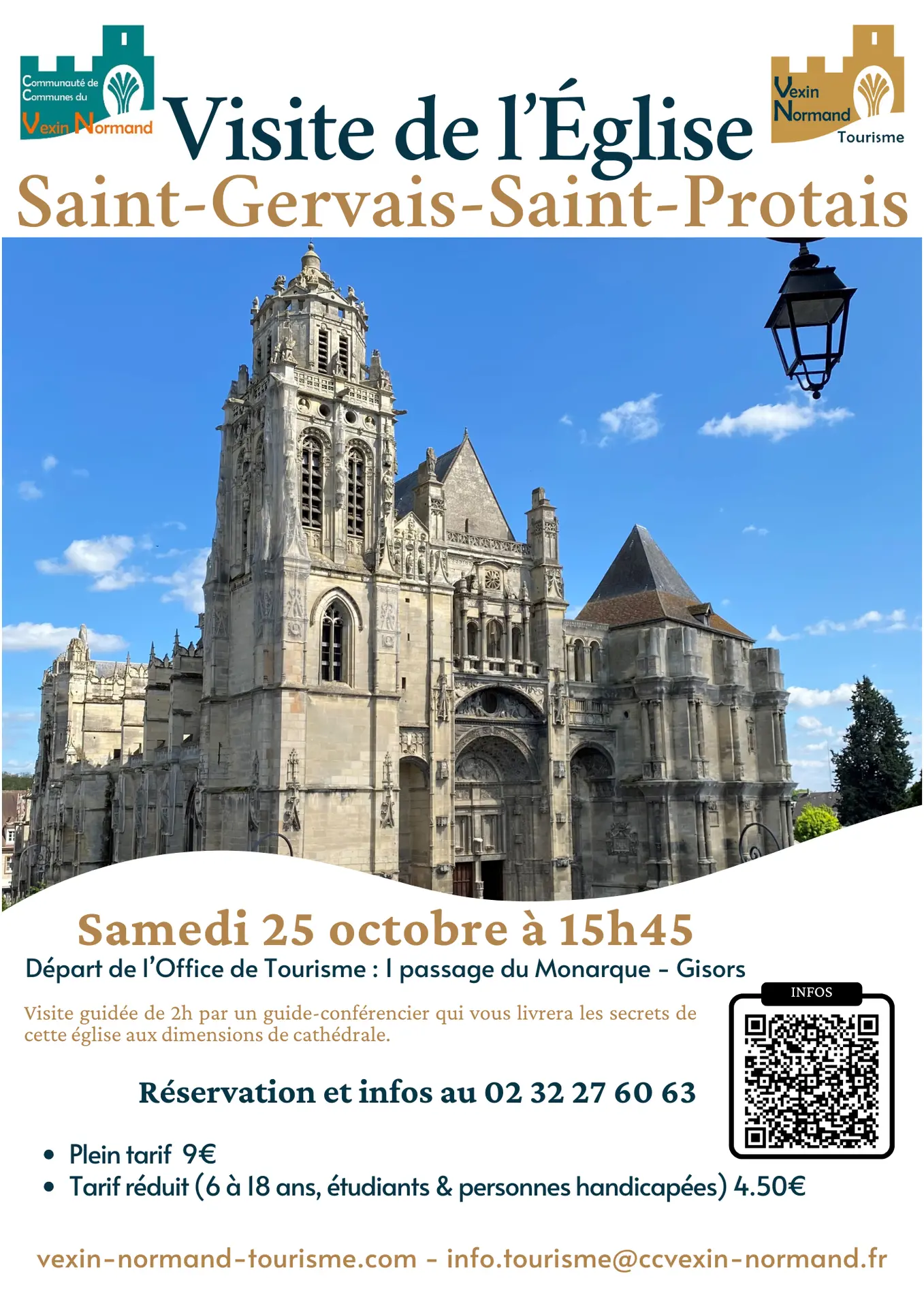 Visite de l'église Saint-Gervais Saint-Protais Gisors