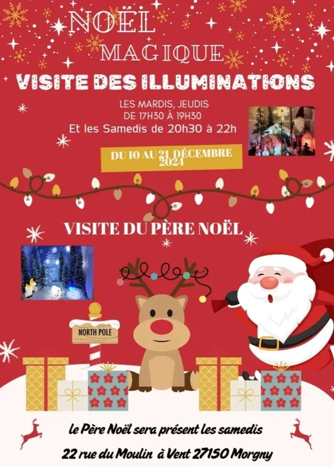 Visite des illuminations Morgny 10.21 12 24