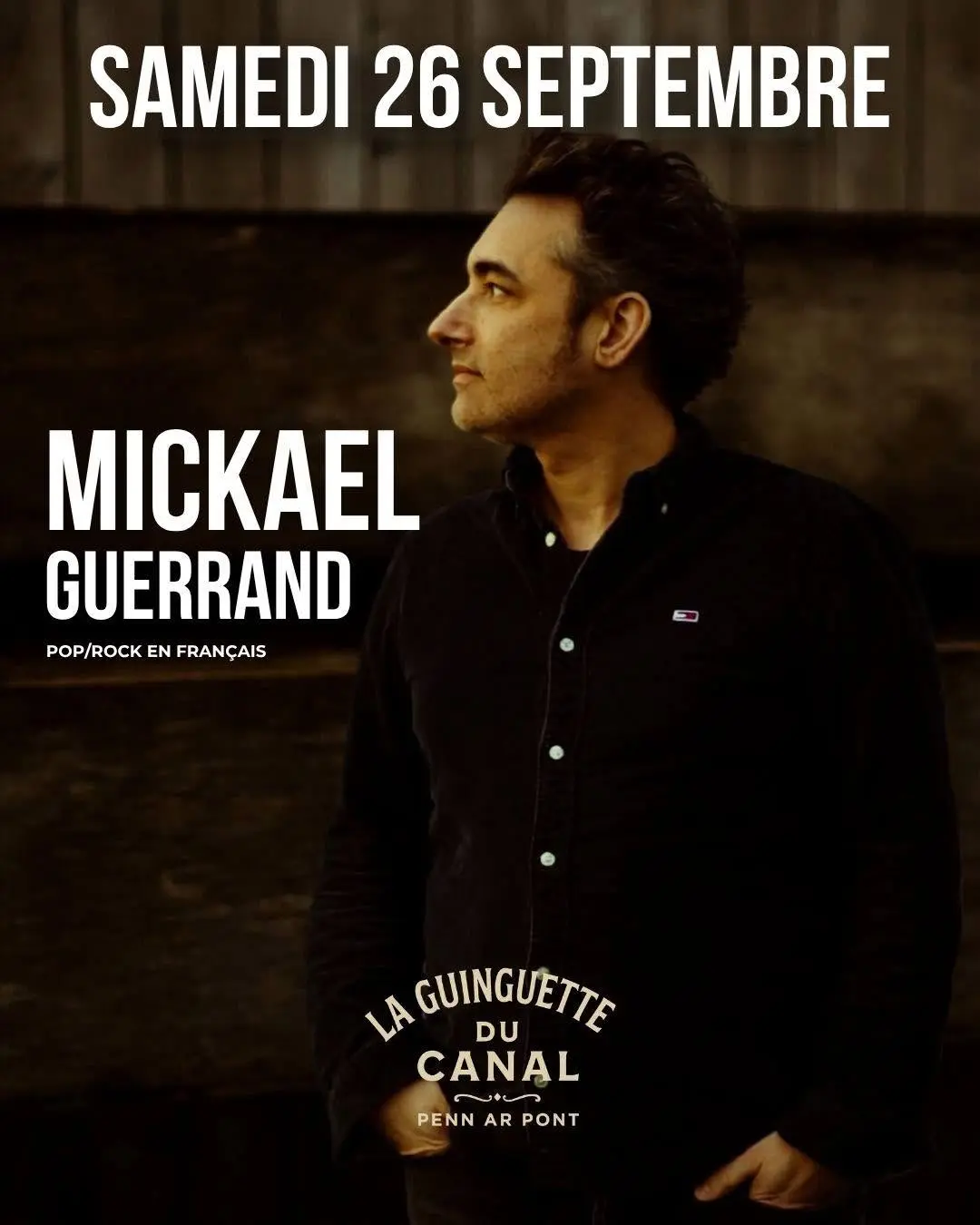 Affiche concert mickael guerrand