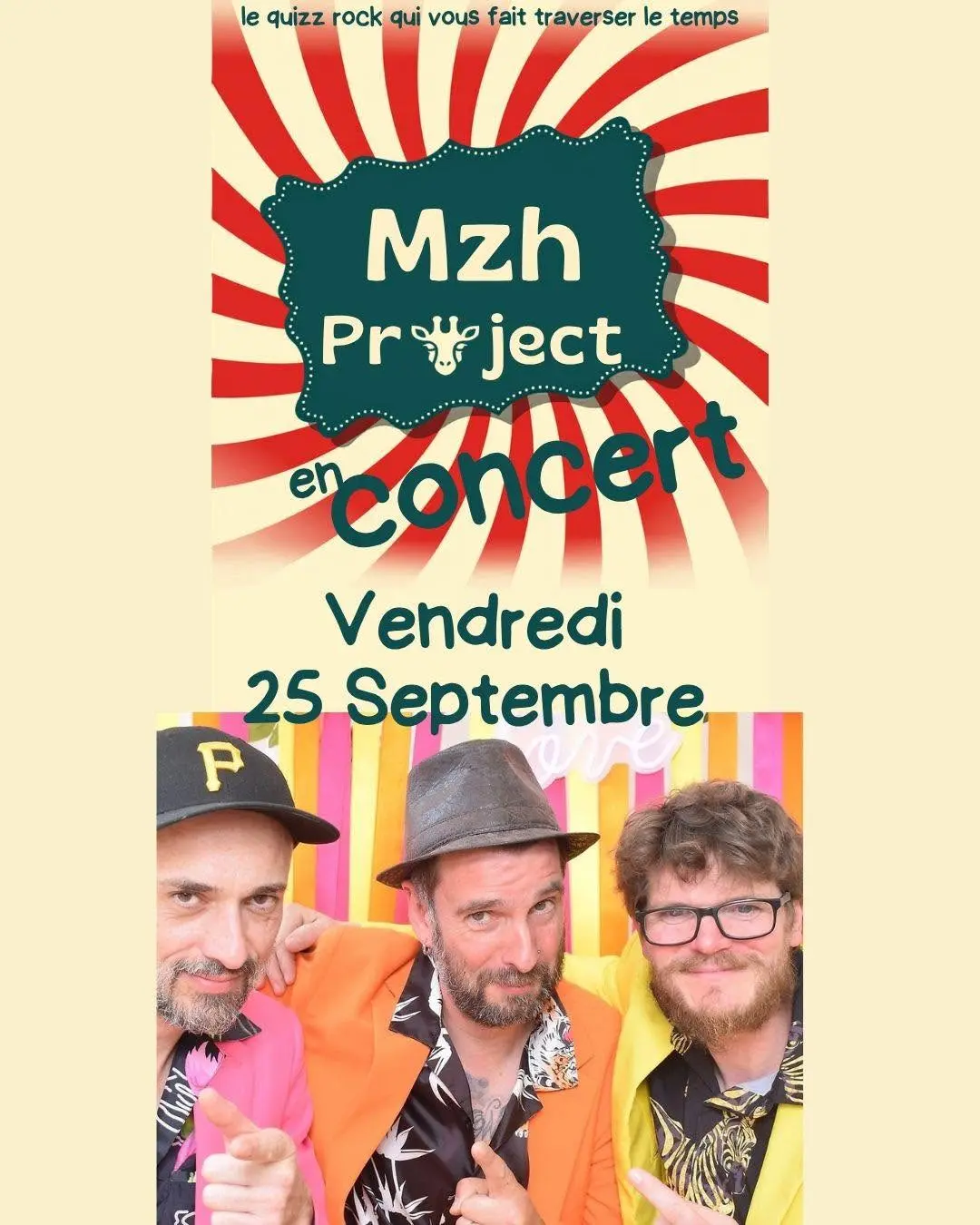 Affiche concert mzh project