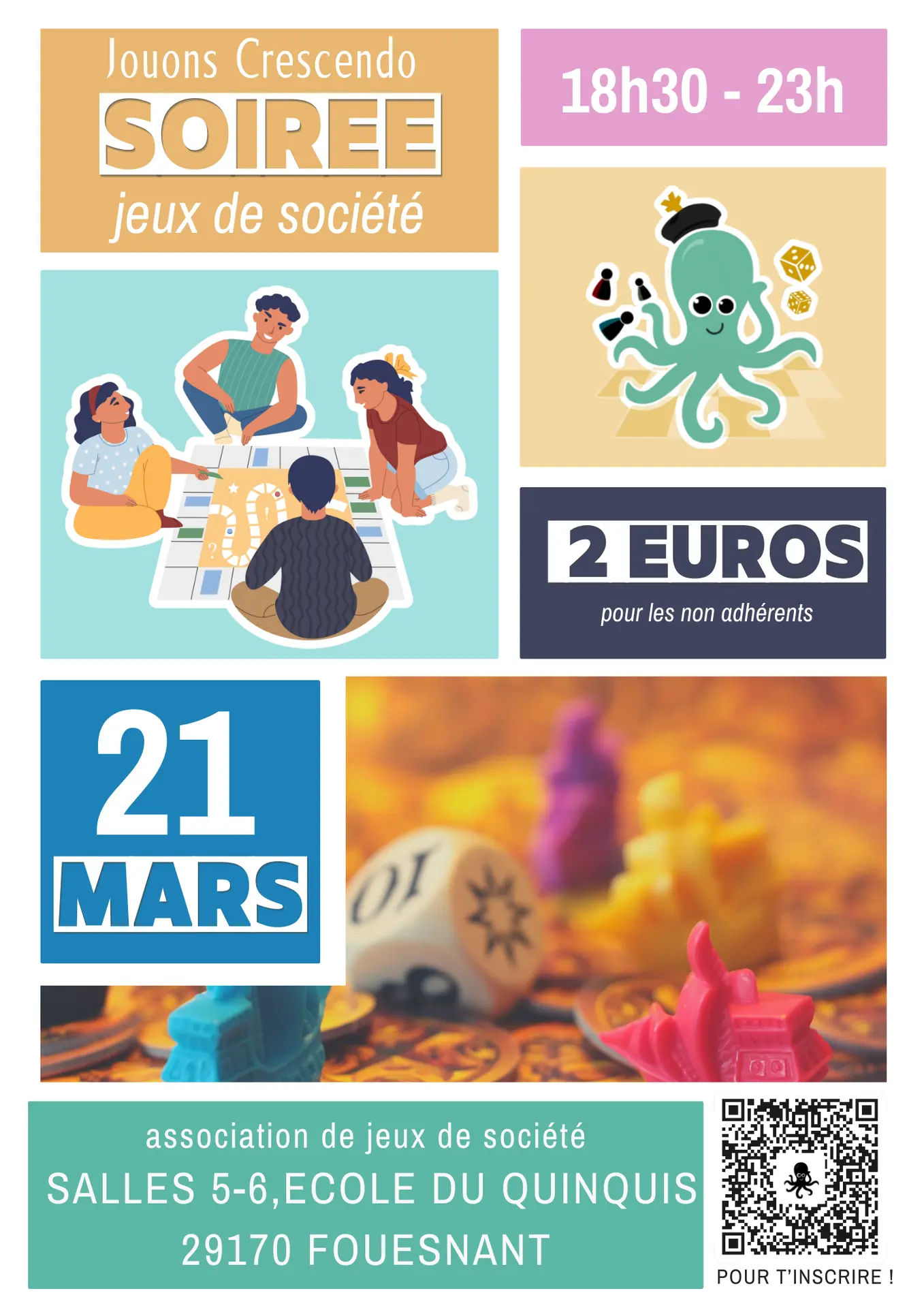 Soirée jeux du 21 mars
