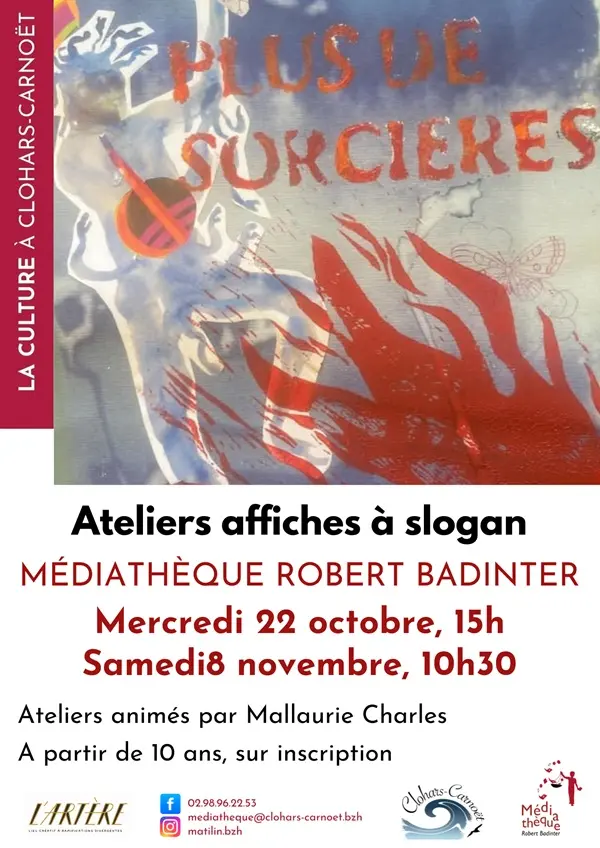 ateliers affiches à slogan oct-nov 25
