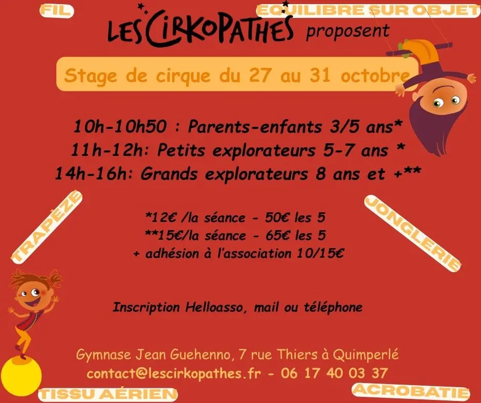 Semaine du 27 au 31 octobre