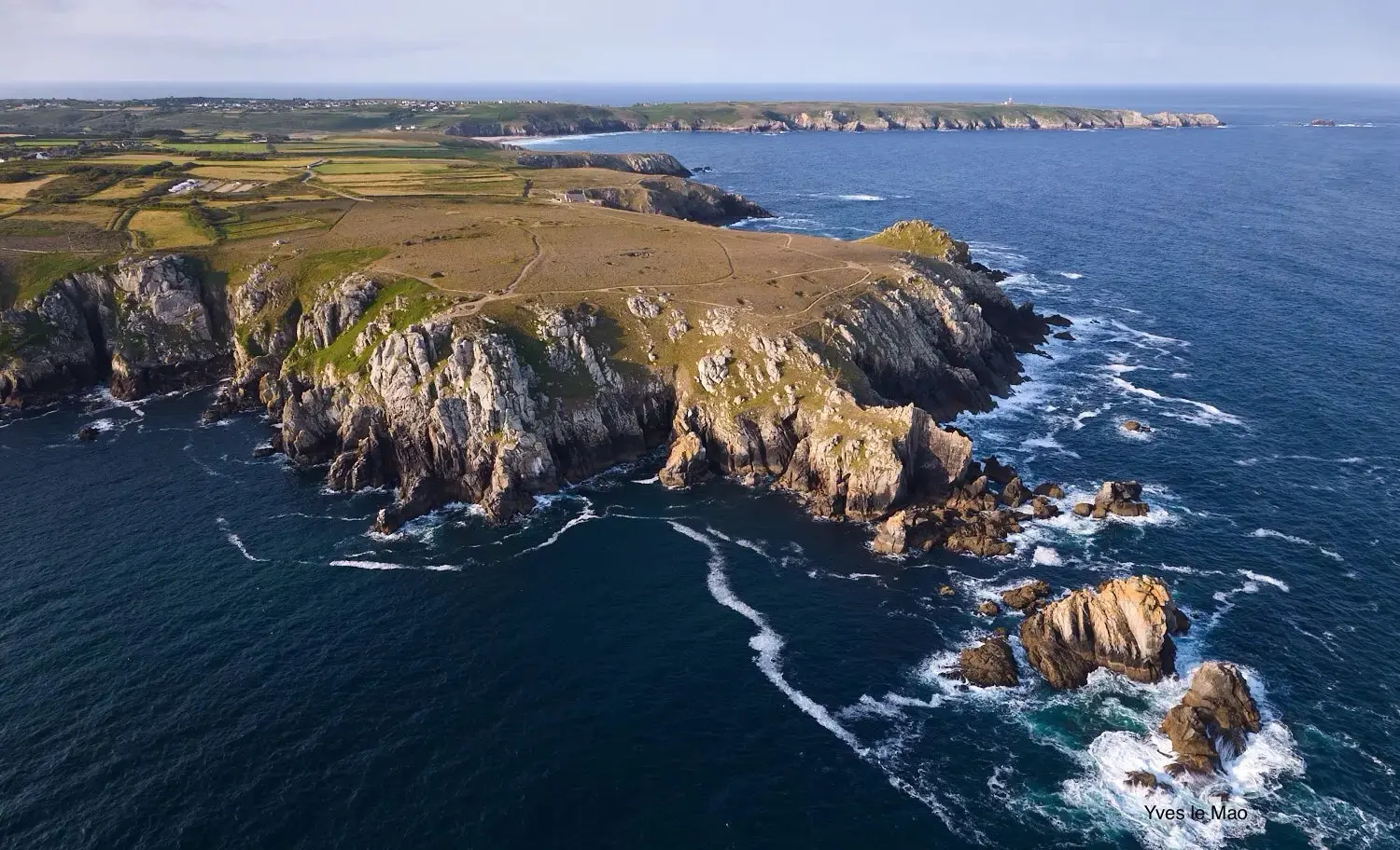 La Pointe du Van vue du ciel