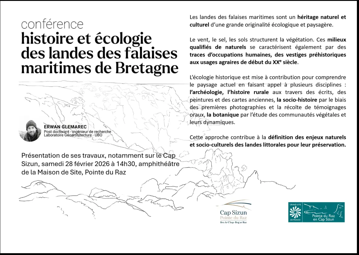 Affiche Landes des falaises