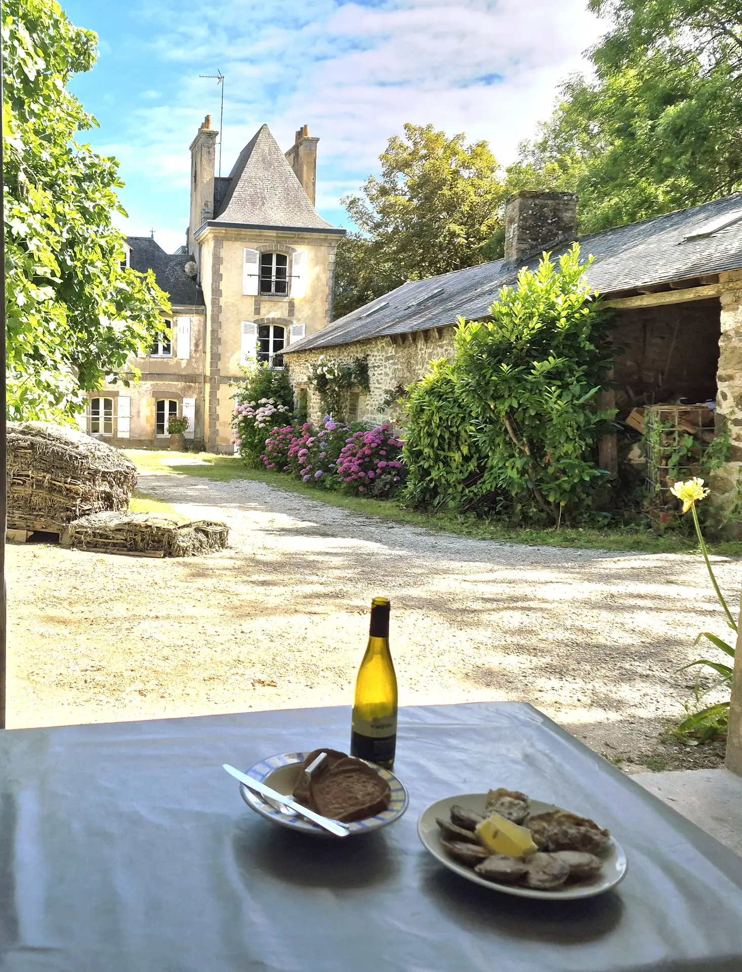 dégustation aux Château de Bélon
