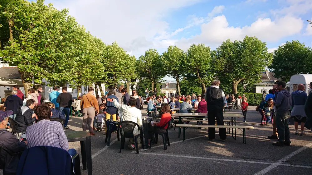 Marché bio local et musical