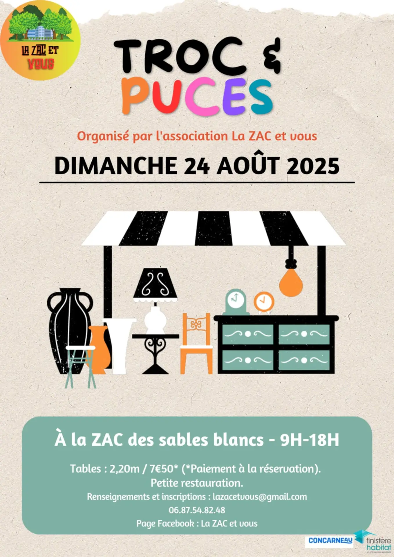 troc et puces 24 aout