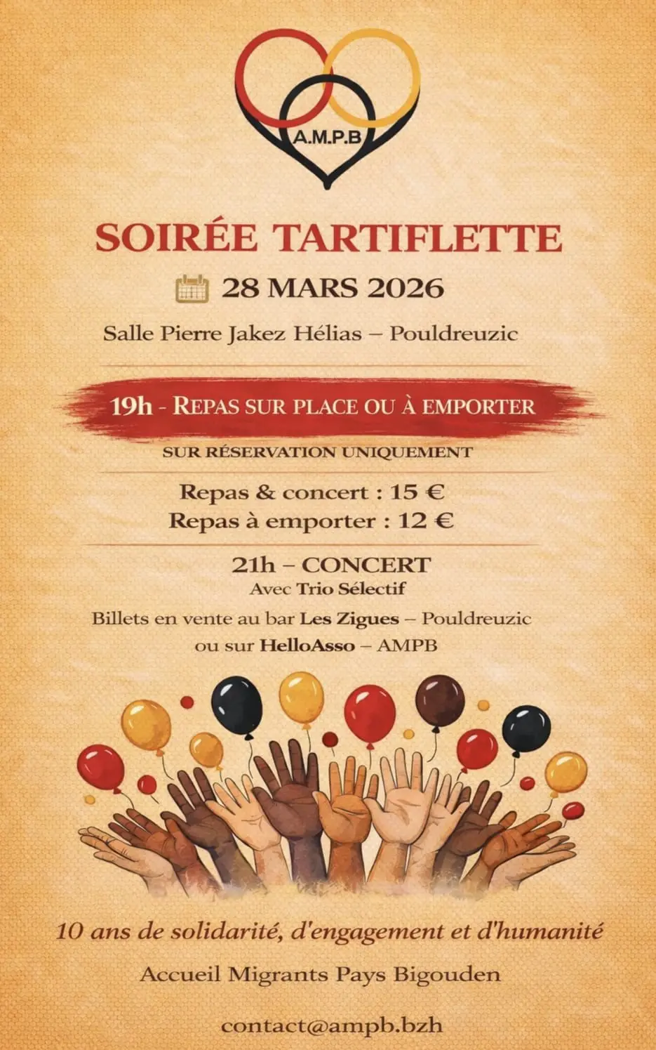 Repas concert - Pouldreuzic - Pays bigouden